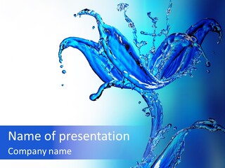 Border Energy Healthy PowerPoint Template