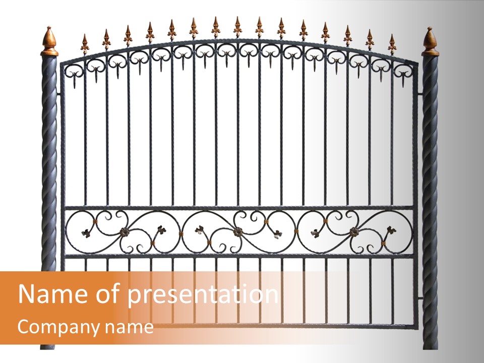 Doors Magnificent Elegance PowerPoint Template