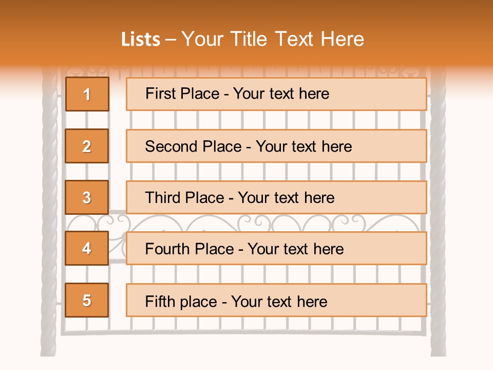 Doors Magnificent Elegance PowerPoint Template