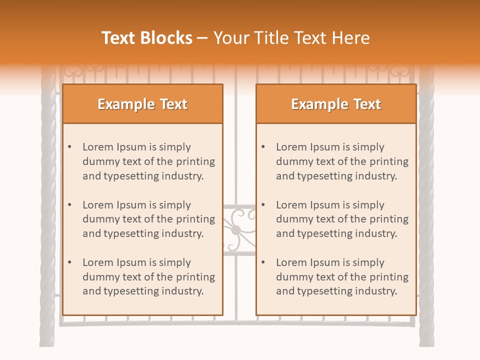Doors Magnificent Elegance PowerPoint Template