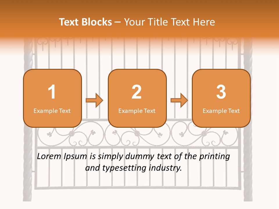 Doors Magnificent Elegance PowerPoint Template