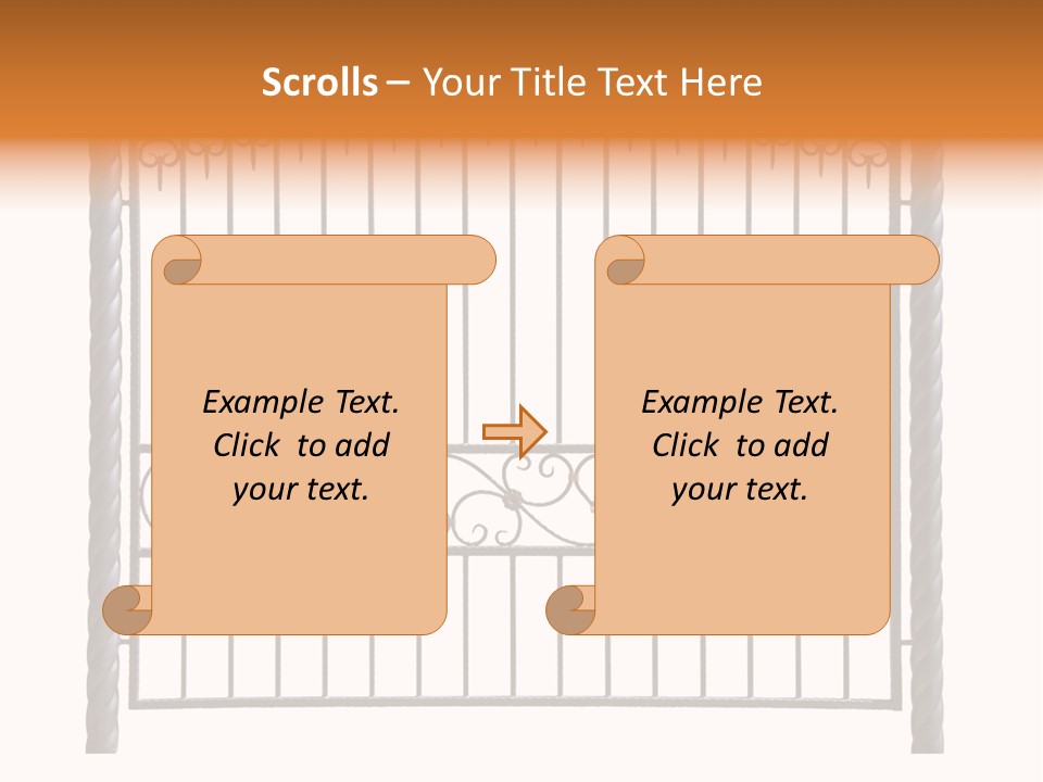 Doors Magnificent Elegance PowerPoint Template