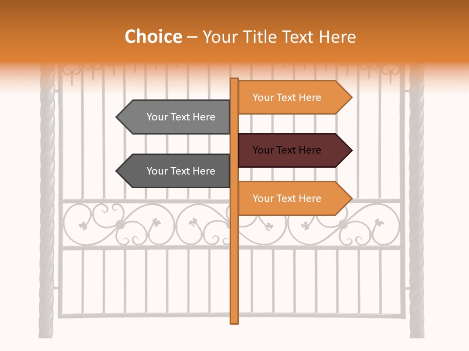Doors Magnificent Elegance PowerPoint Template
