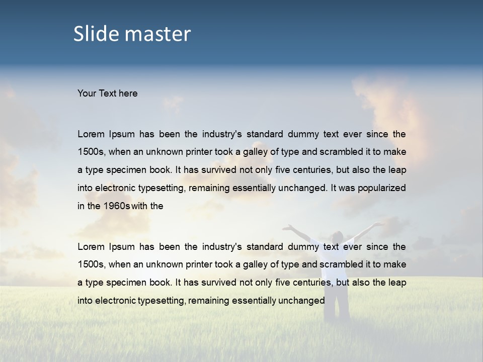 Leisure Spring Lifestyle PowerPoint Template