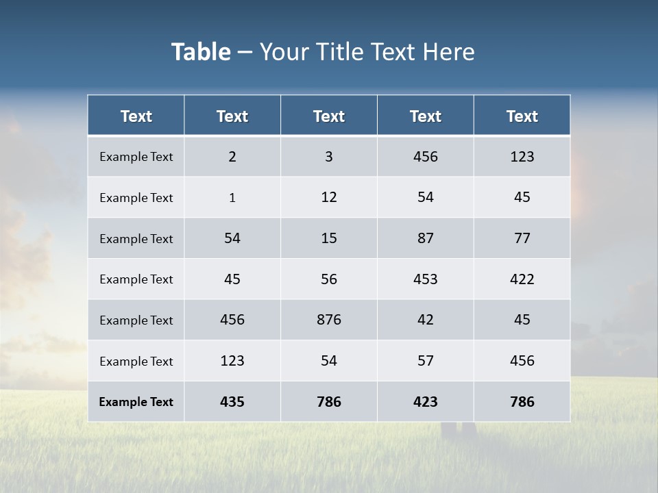 Leisure Spring Lifestyle PowerPoint Template