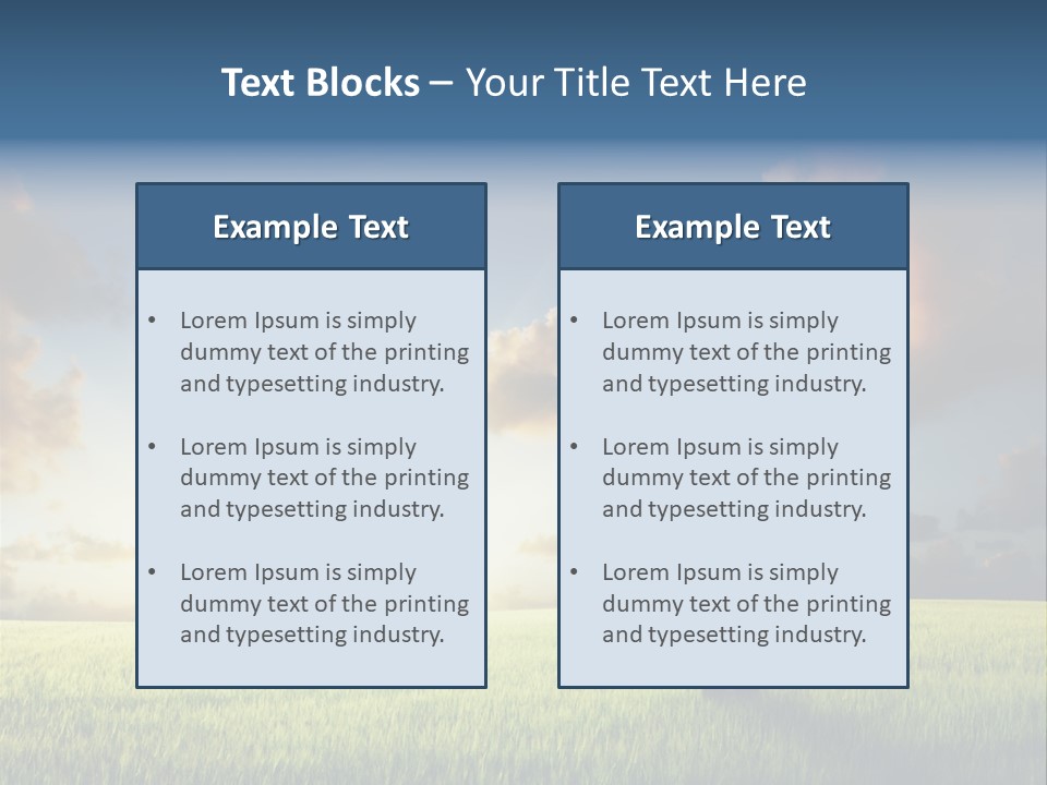 Leisure Spring Lifestyle PowerPoint Template