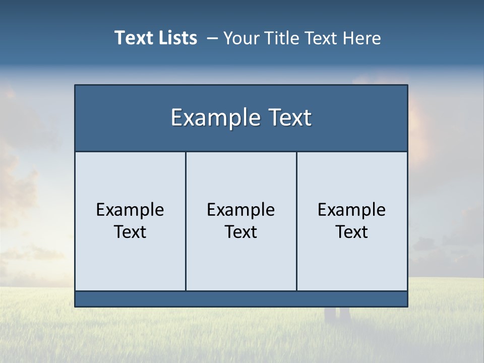 Leisure Spring Lifestyle PowerPoint Template