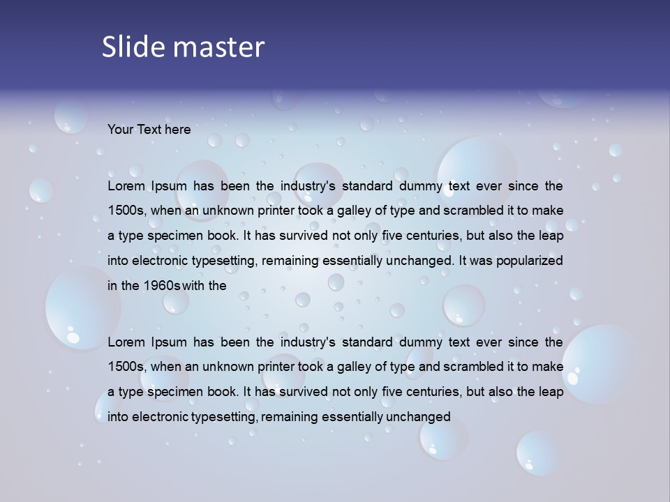 Light Pattern Beauty PowerPoint Template