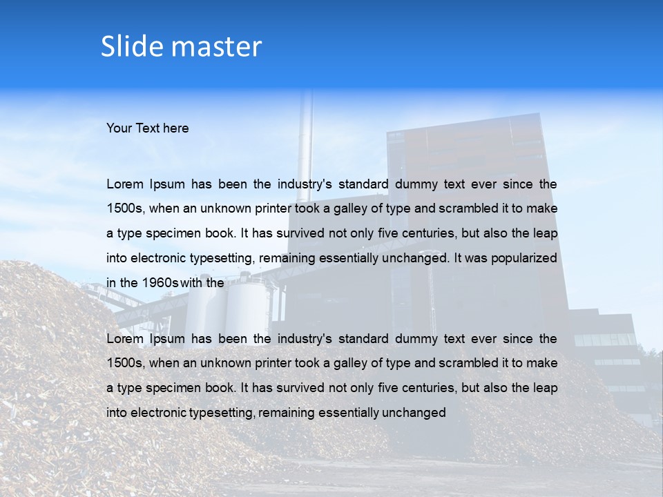 Warming Industry Methane PowerPoint Template