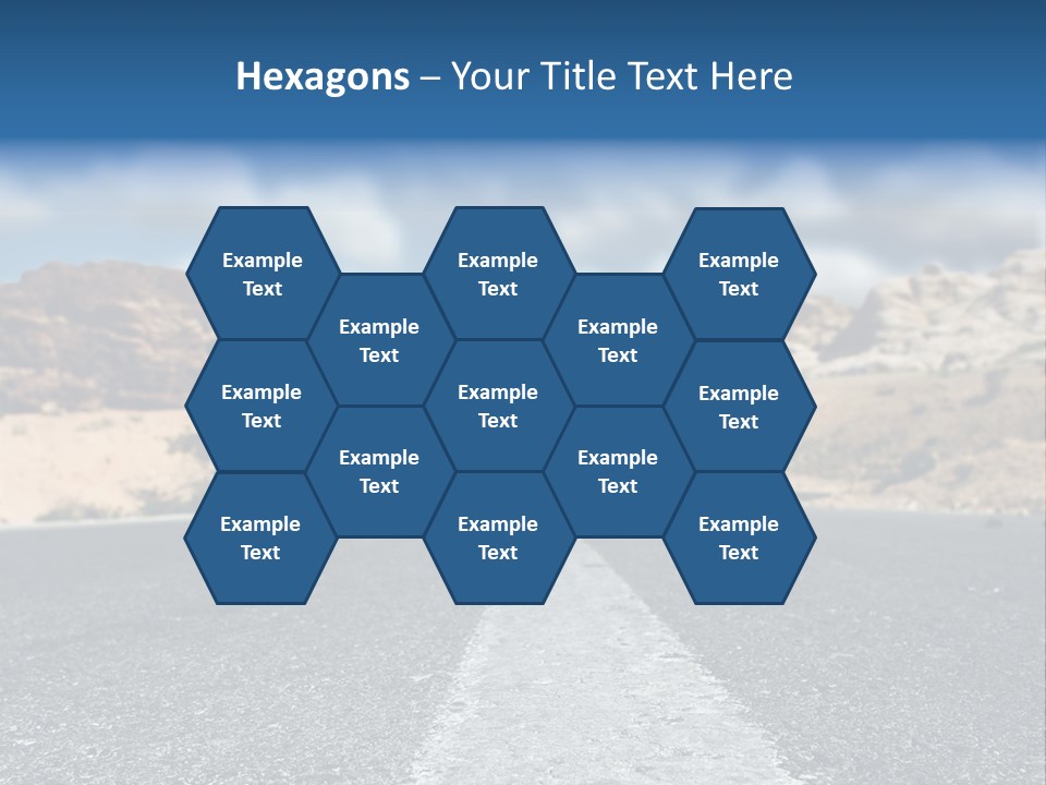 Landscape Traffic Way PowerPoint Template