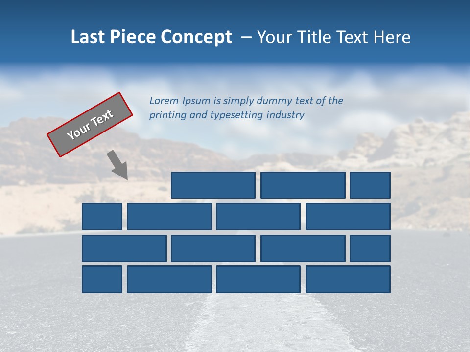 Landscape Traffic Way PowerPoint Template
