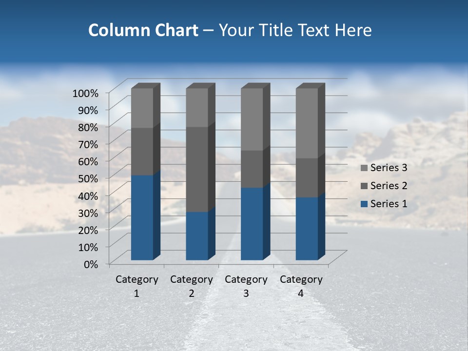 Landscape Traffic Way PowerPoint Template