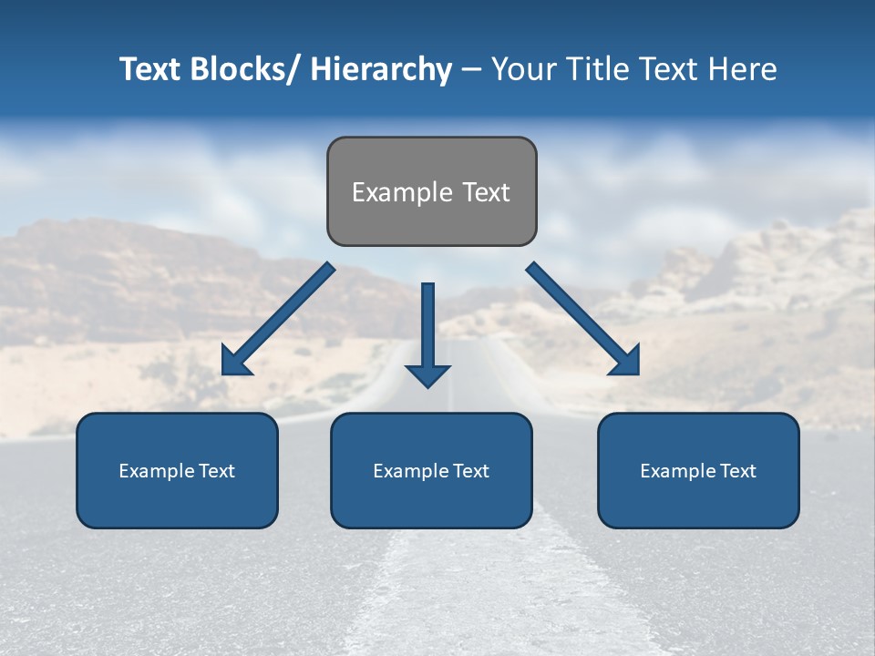 Landscape Traffic Way PowerPoint Template