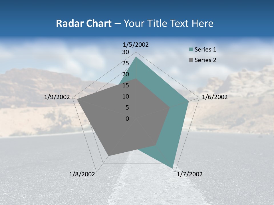 Landscape Traffic Way PowerPoint Template