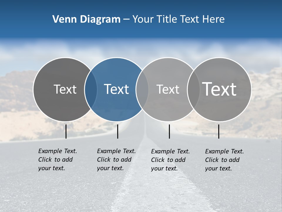 Landscape Traffic Way PowerPoint Template