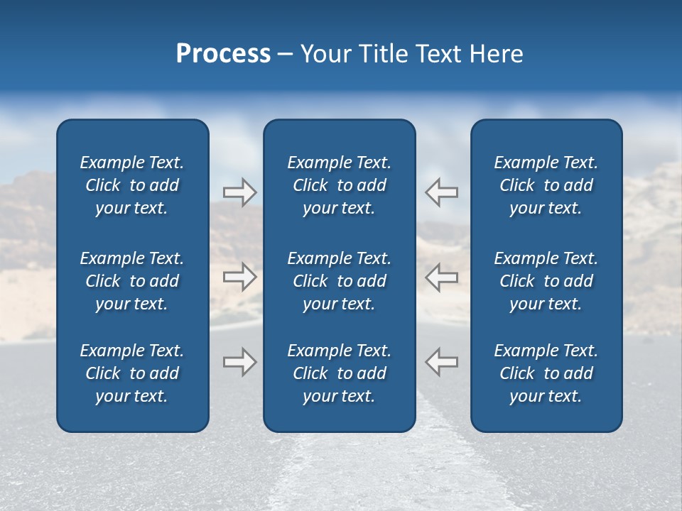 Landscape Traffic Way PowerPoint Template