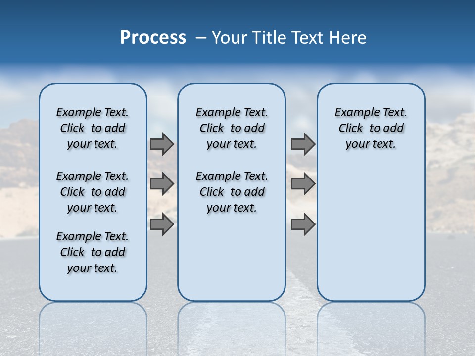 Landscape Traffic Way PowerPoint Template