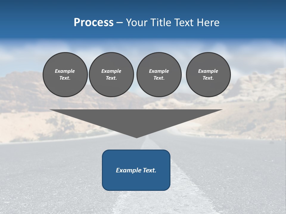 Landscape Traffic Way PowerPoint Template
