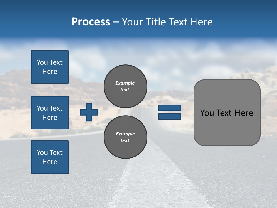 Landscape Traffic Way PowerPoint Template