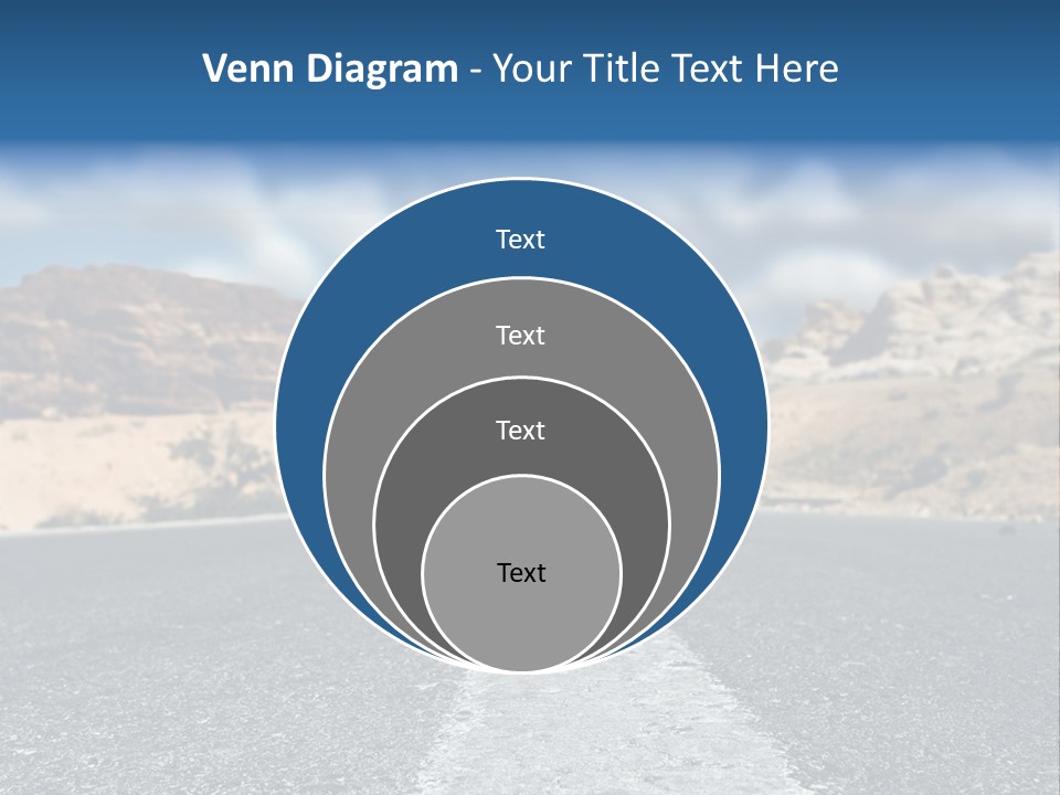 Landscape Traffic Way PowerPoint Template