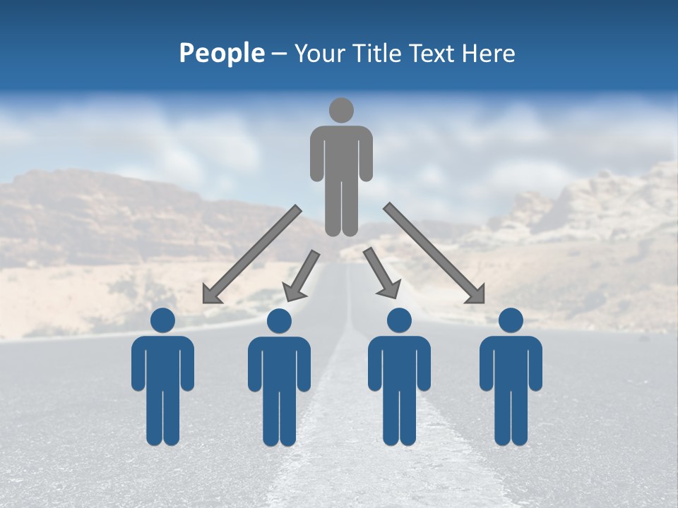 Landscape Traffic Way PowerPoint Template