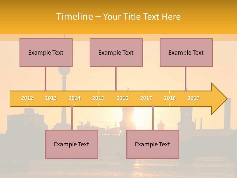 Tower Kreuzberg Skyline PowerPoint Template