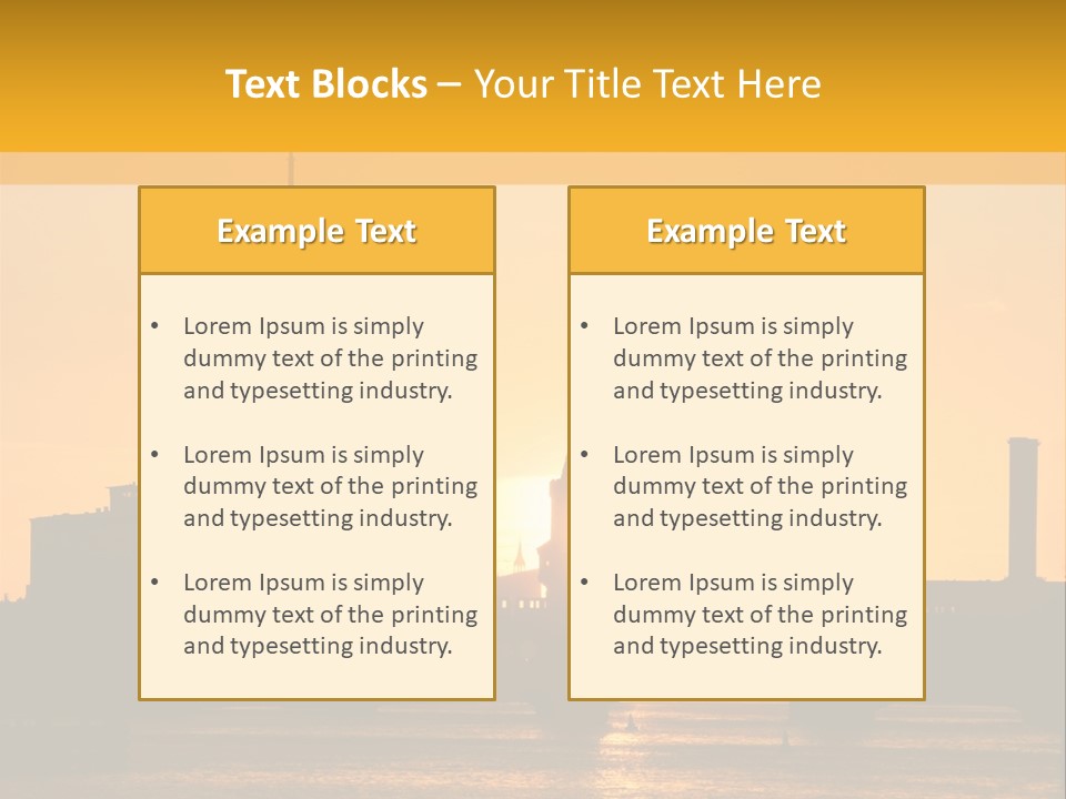 Tower Kreuzberg Skyline PowerPoint Template