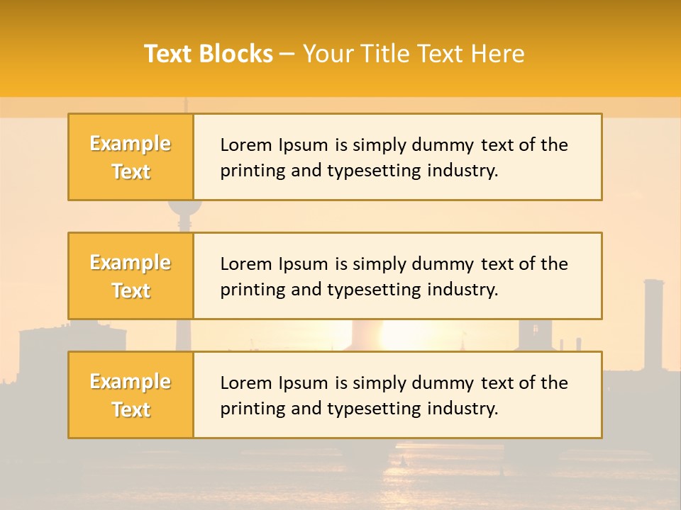 Tower Kreuzberg Skyline PowerPoint Template