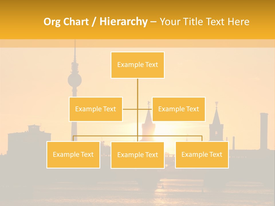 Tower Kreuzberg Skyline PowerPoint Template