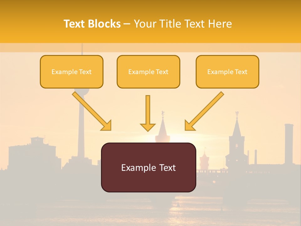 Tower Kreuzberg Skyline PowerPoint Template