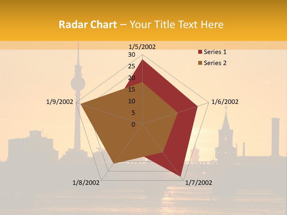 Tower Kreuzberg Skyline PowerPoint Template