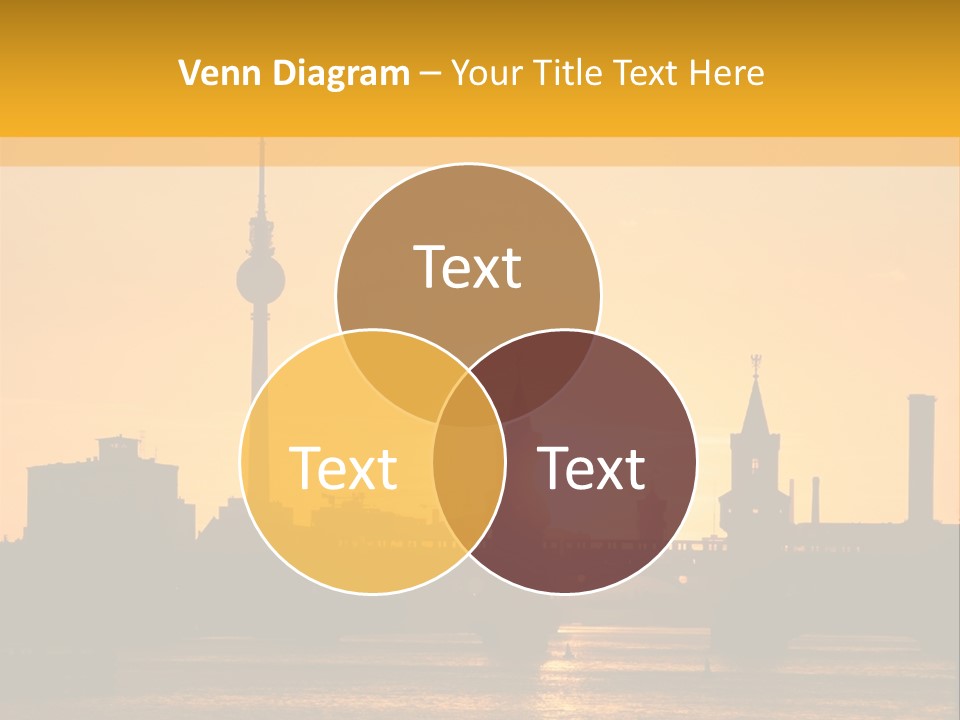 Tower Kreuzberg Skyline PowerPoint Template