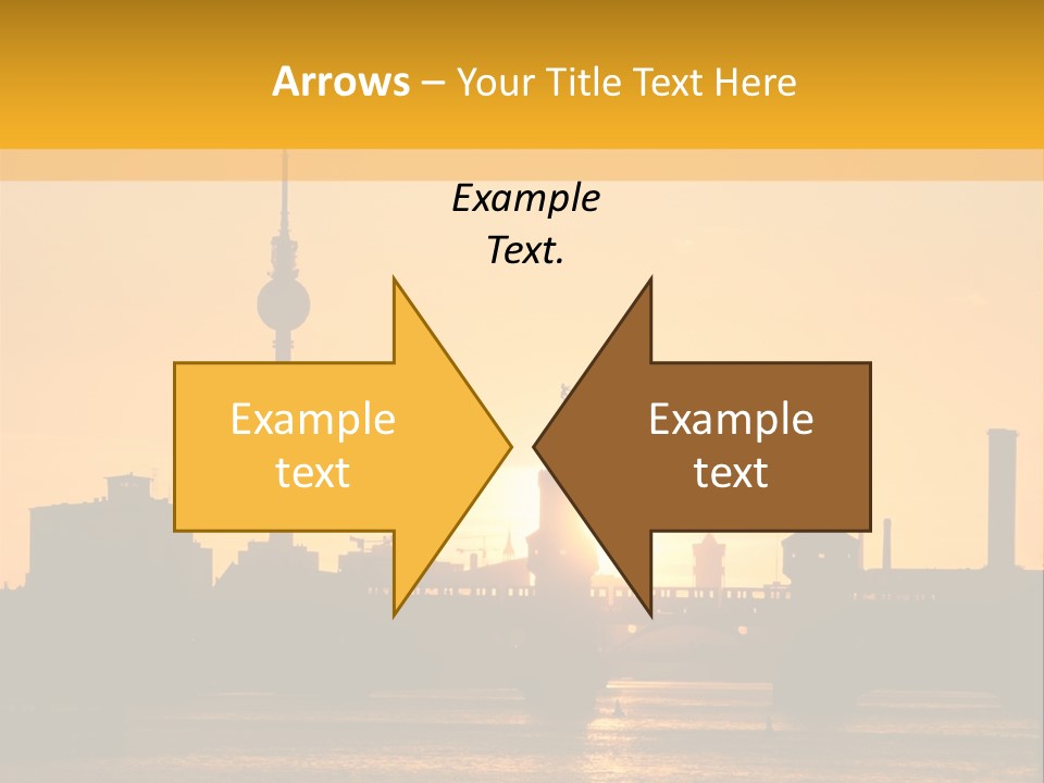 Tower Kreuzberg Skyline PowerPoint Template