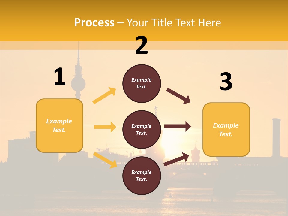 Tower Kreuzberg Skyline PowerPoint Template