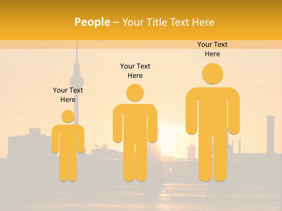 Tower Kreuzberg Skyline PowerPoint Template