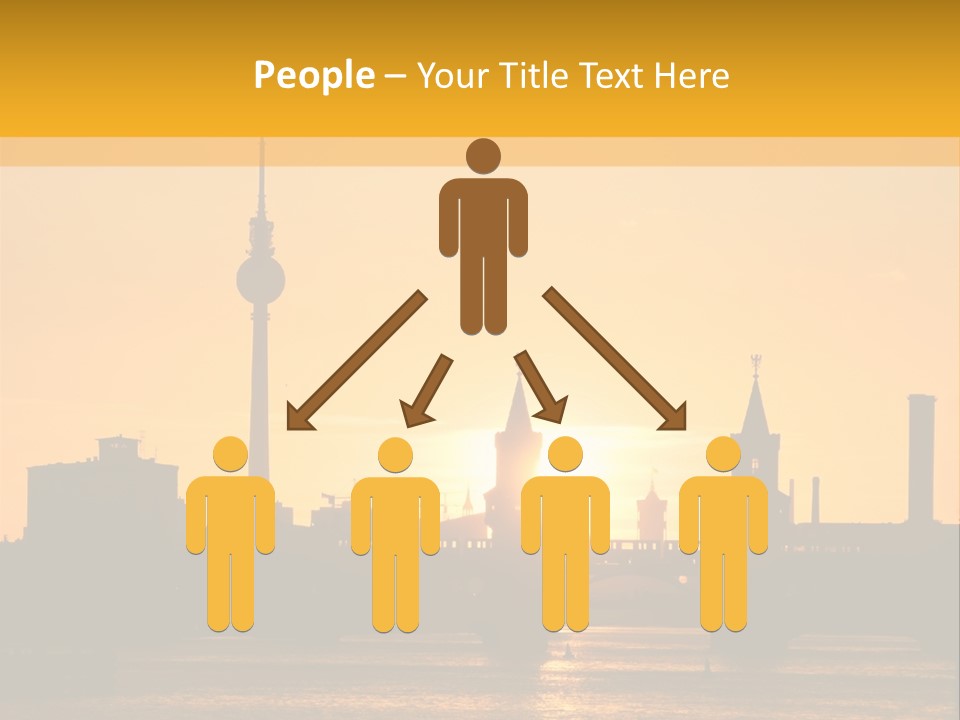 Tower Kreuzberg Skyline PowerPoint Template