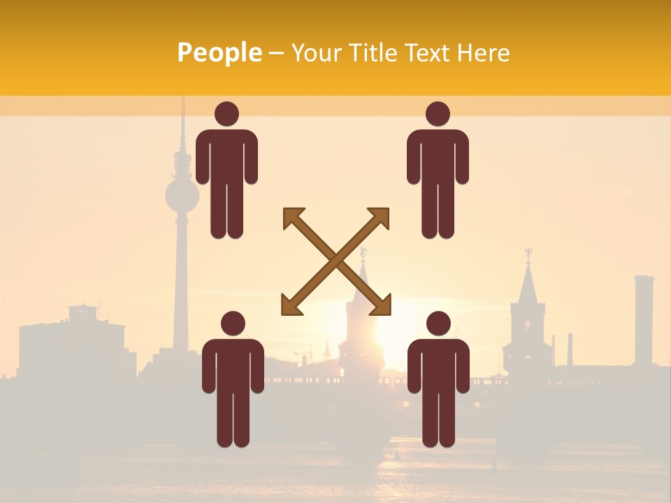 Tower Kreuzberg Skyline PowerPoint Template