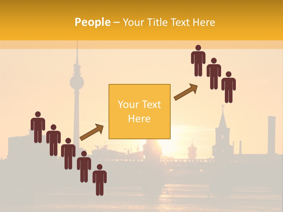 Tower Kreuzberg Skyline PowerPoint Template