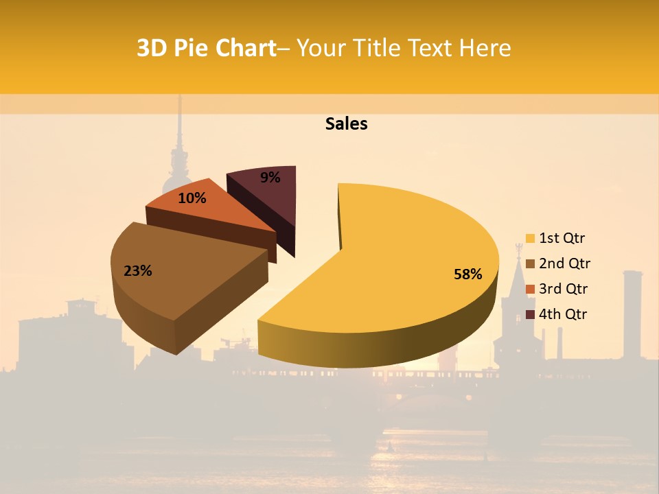 Tower Kreuzberg Skyline PowerPoint Template