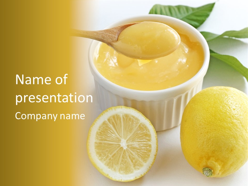 English Leaf Curd PowerPoint Template
