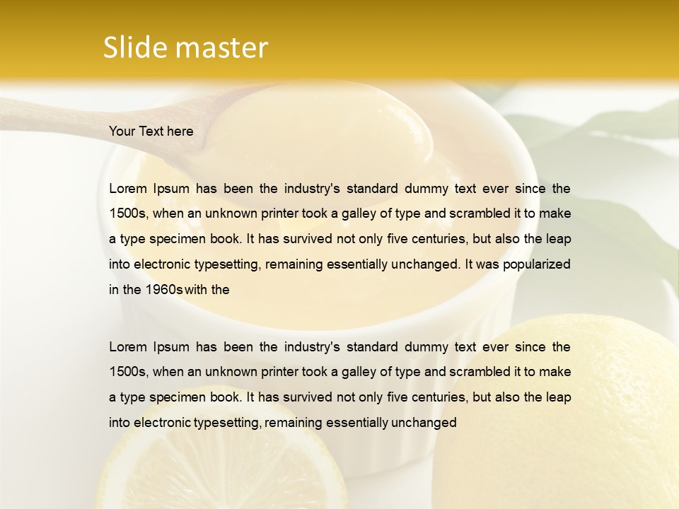 English Leaf Curd PowerPoint Template