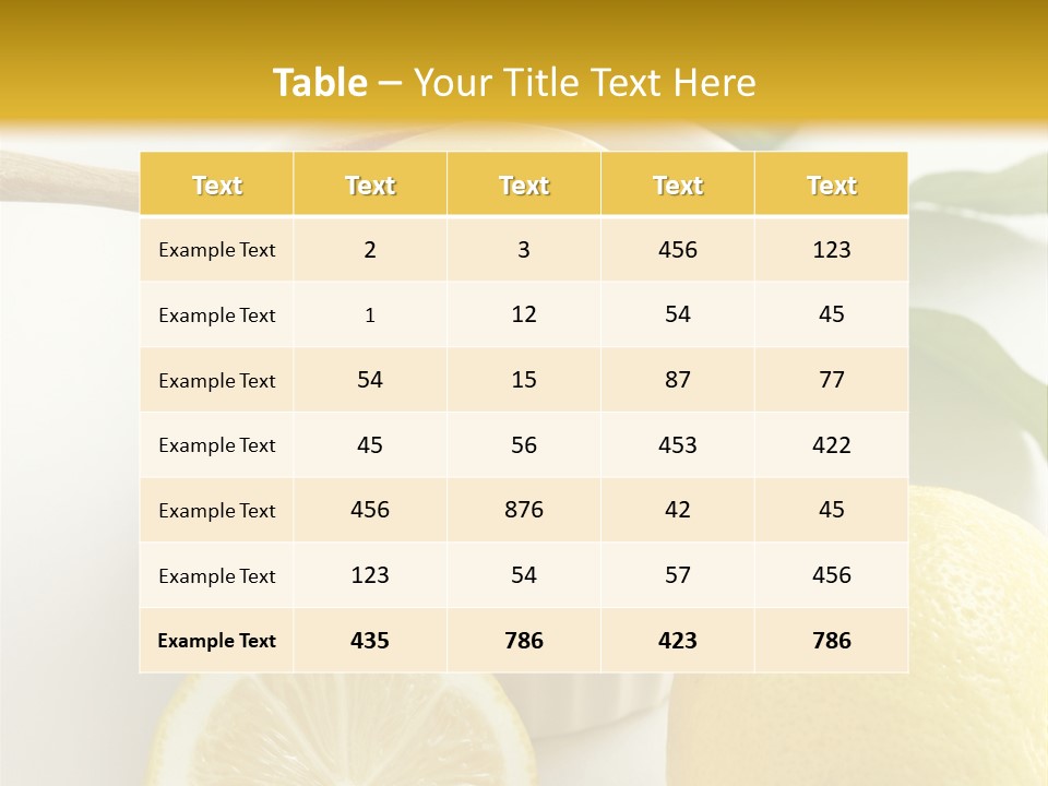 English Leaf Curd PowerPoint Template