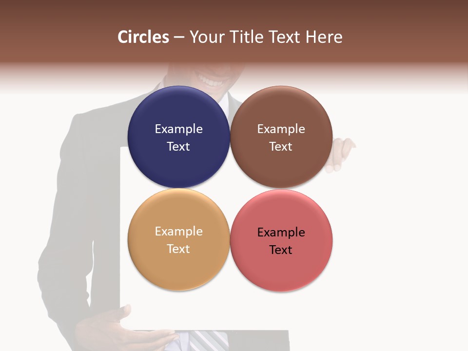 Hold Presentation Pointing PowerPoint Template