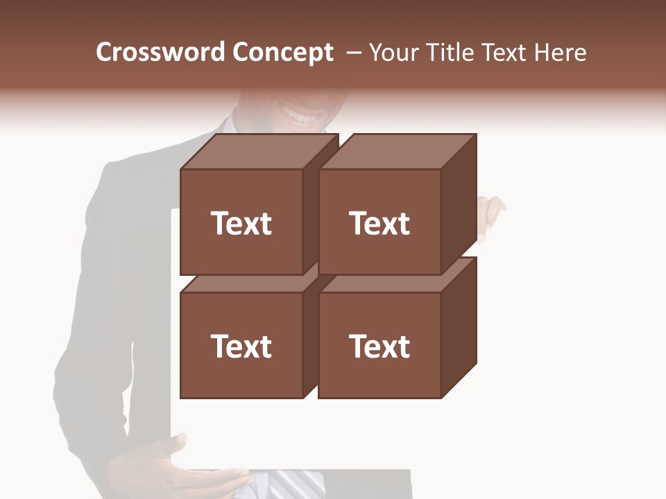 Hold Presentation Pointing PowerPoint Template