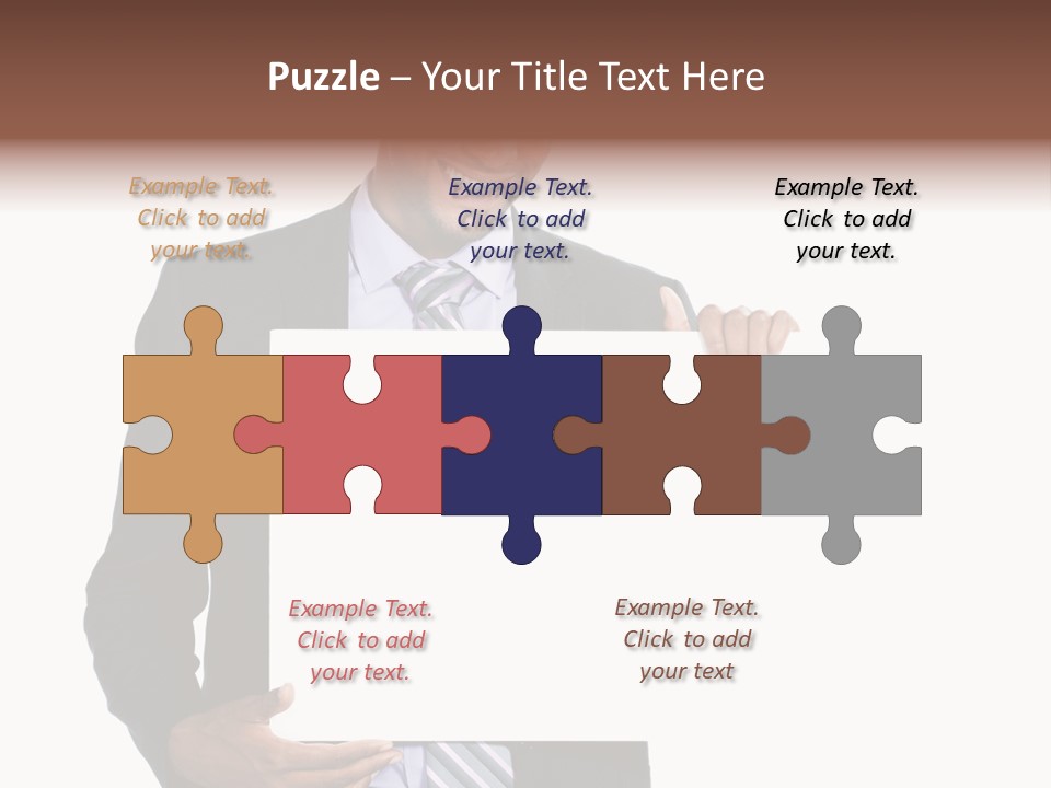 Hold Presentation Pointing PowerPoint Template