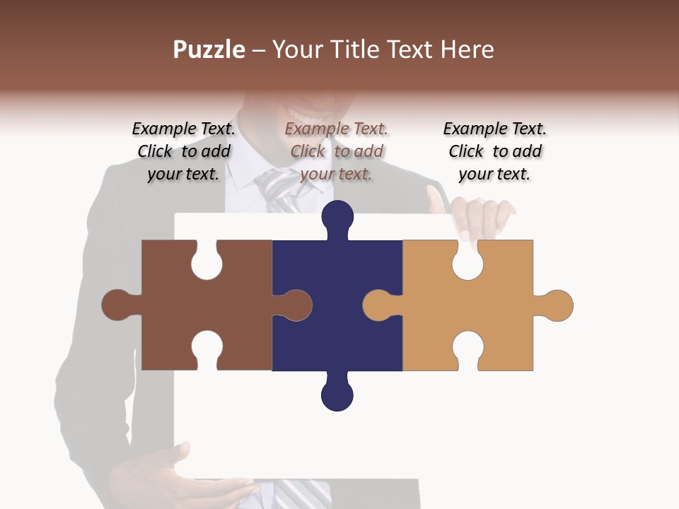 Hold Presentation Pointing PowerPoint Template