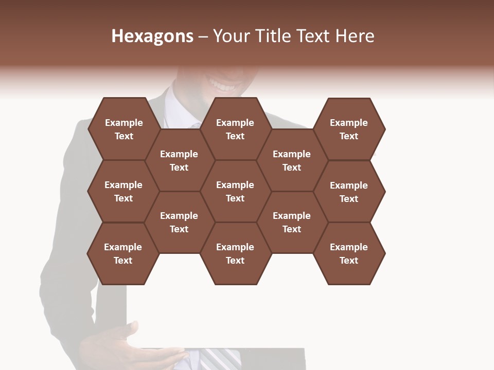 Hold Presentation Pointing PowerPoint Template