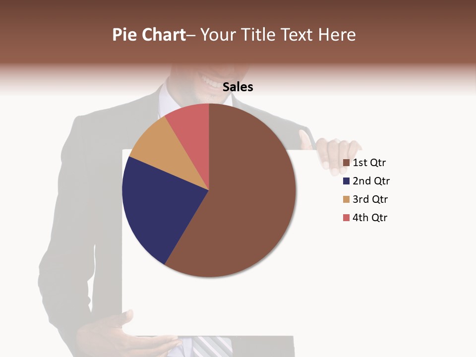 Hold Presentation Pointing PowerPoint Template