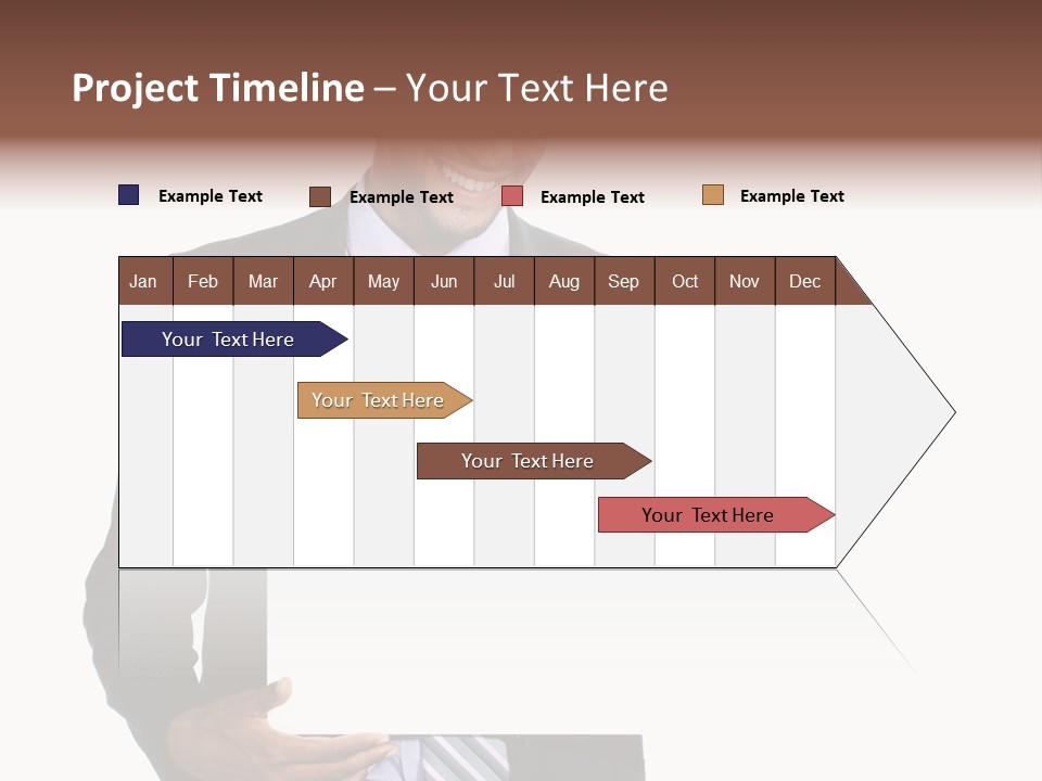 Hold Presentation Pointing PowerPoint Template