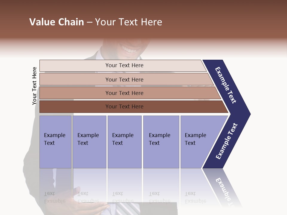 Hold Presentation Pointing PowerPoint Template